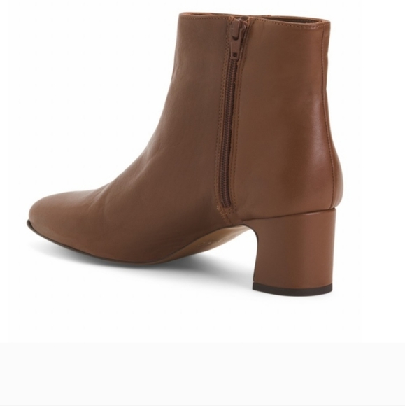 FABIANELLI Brown Made In Italy Leather Pointy Toe Boots - Picture 2 of 2